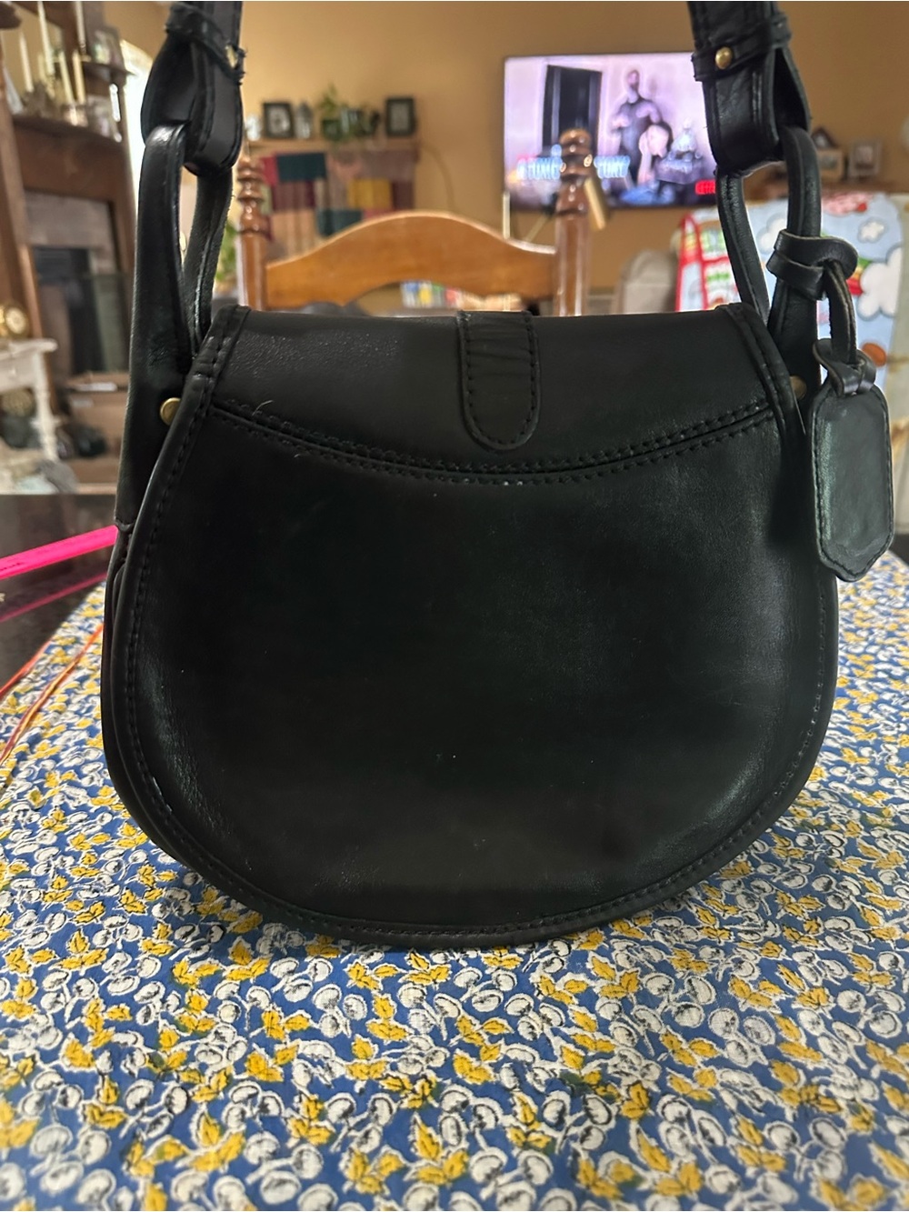 Vintage Liz Claiborne vintage saddle bag purse. - Picture 8 of 11
